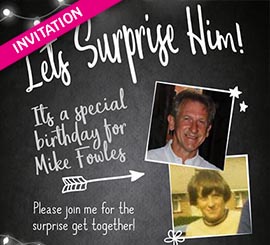 birthday invitation